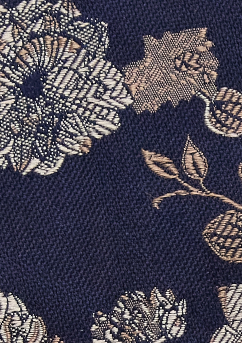 Tate Floral Silk Pocket Square