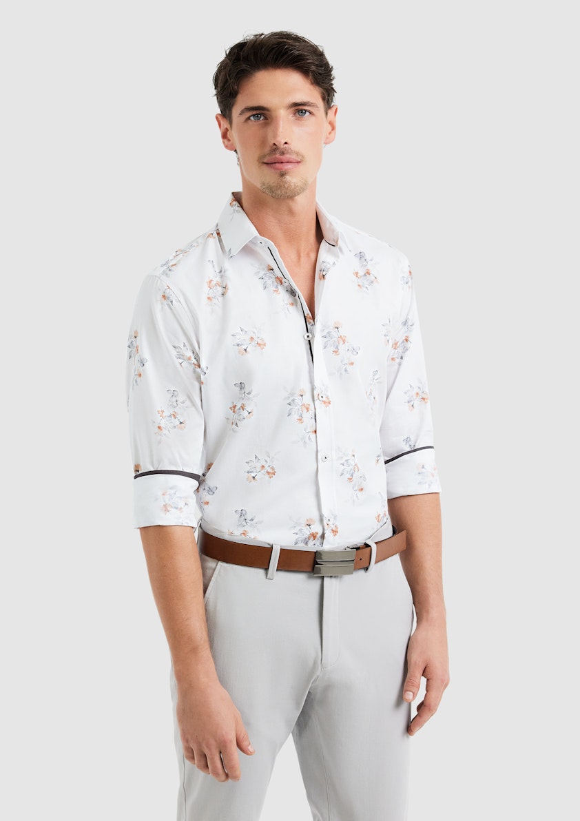 Becken Slim Floral Shirt