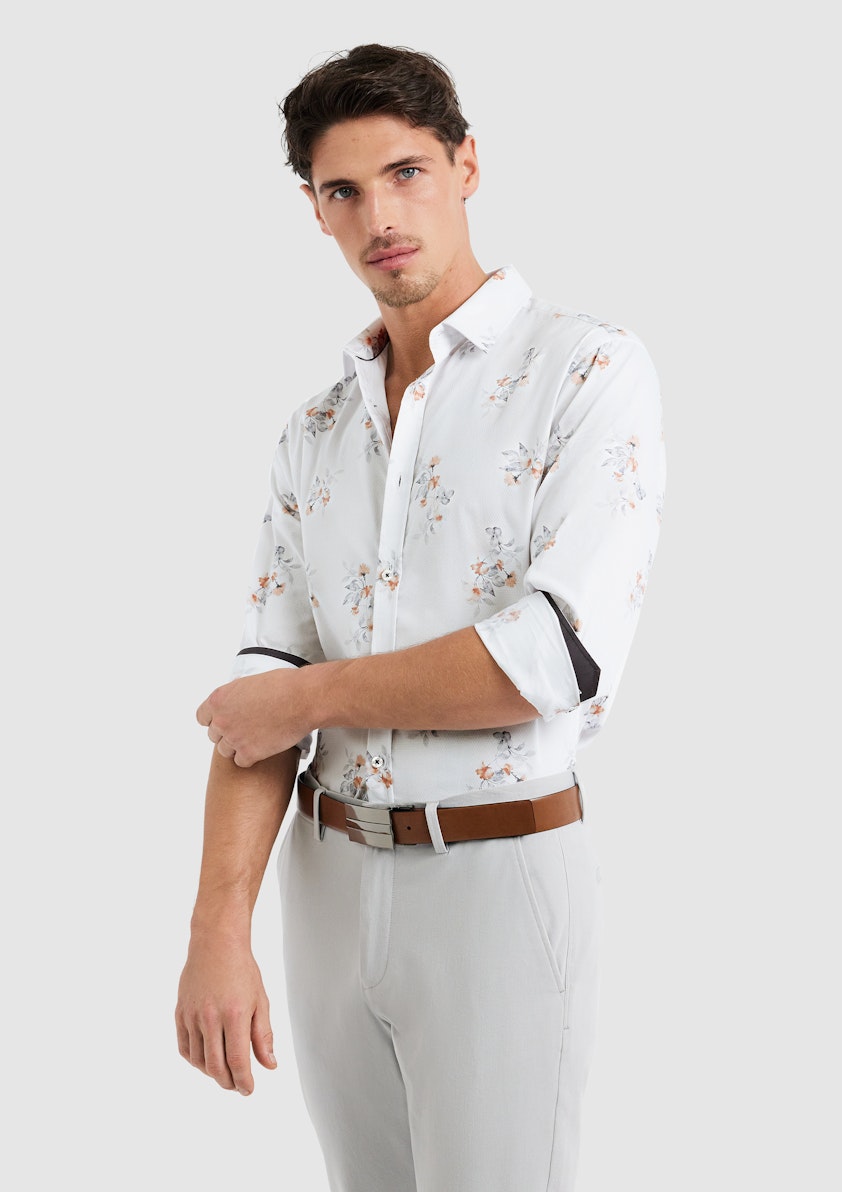 Becken Slim Floral Shirt