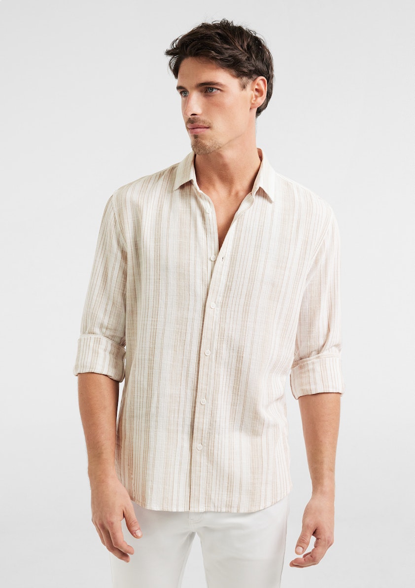 Hampton Textured Stripe Shirt
