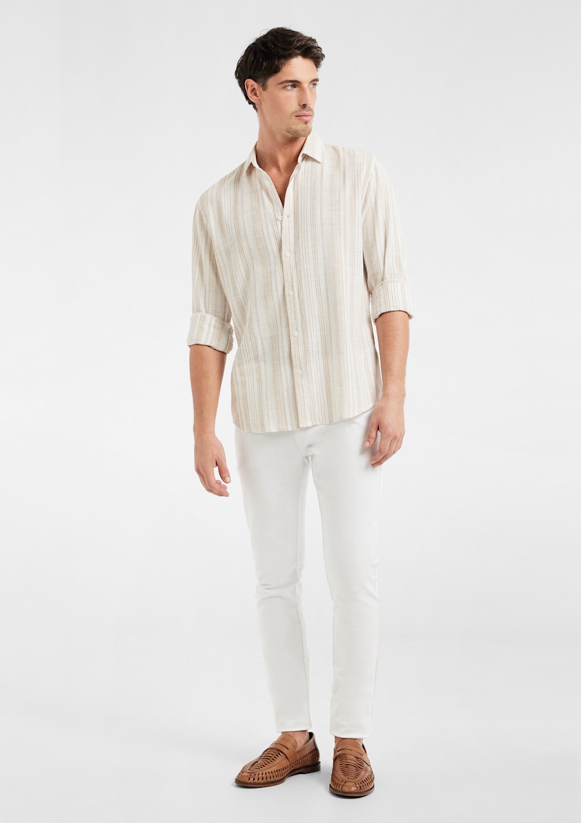 Hampton Textured Stripe Shirt