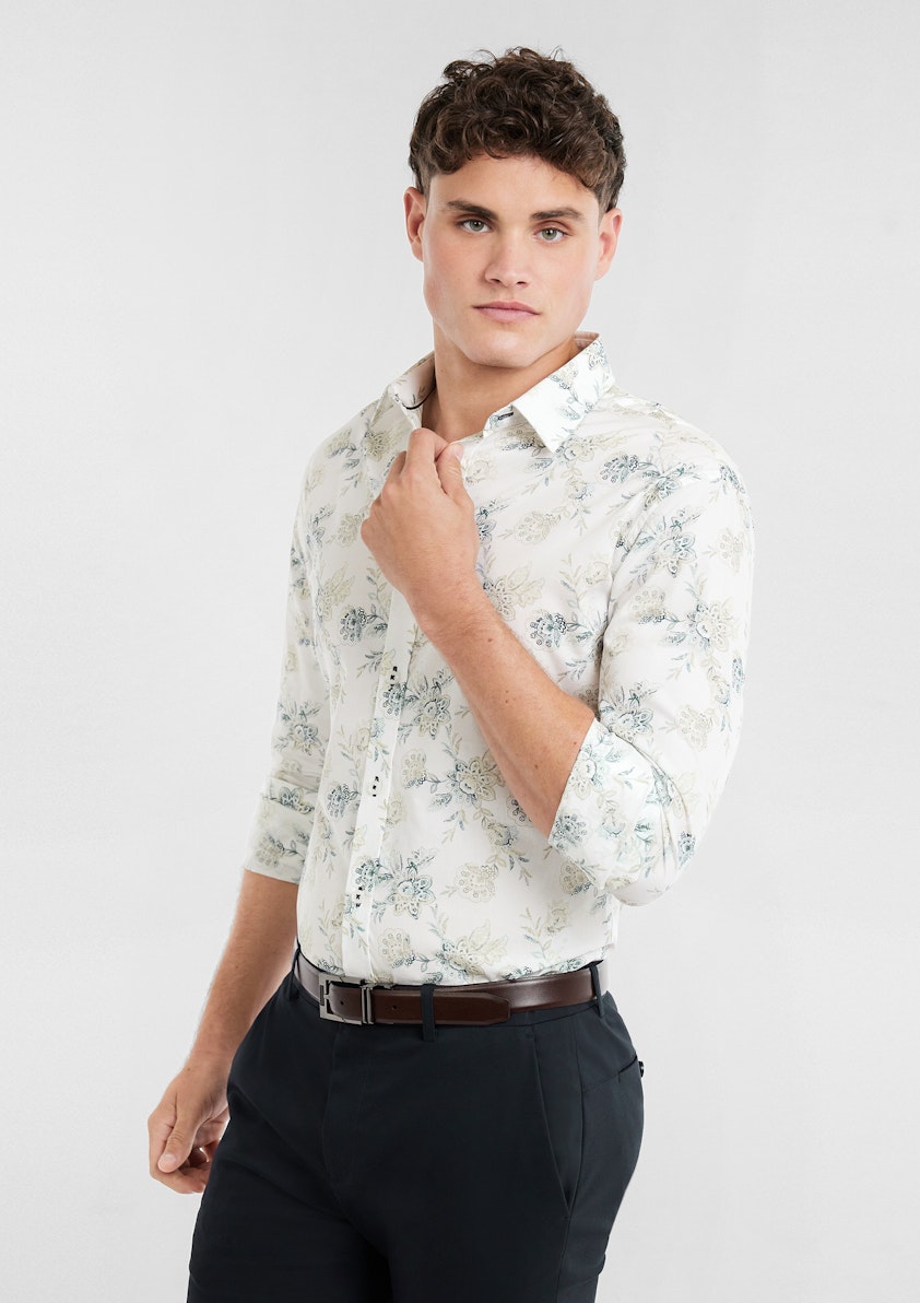 Tropez Slim Floral Shirt