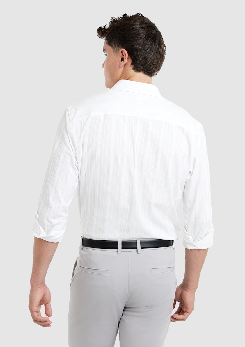 White Sicily Textured Shirt