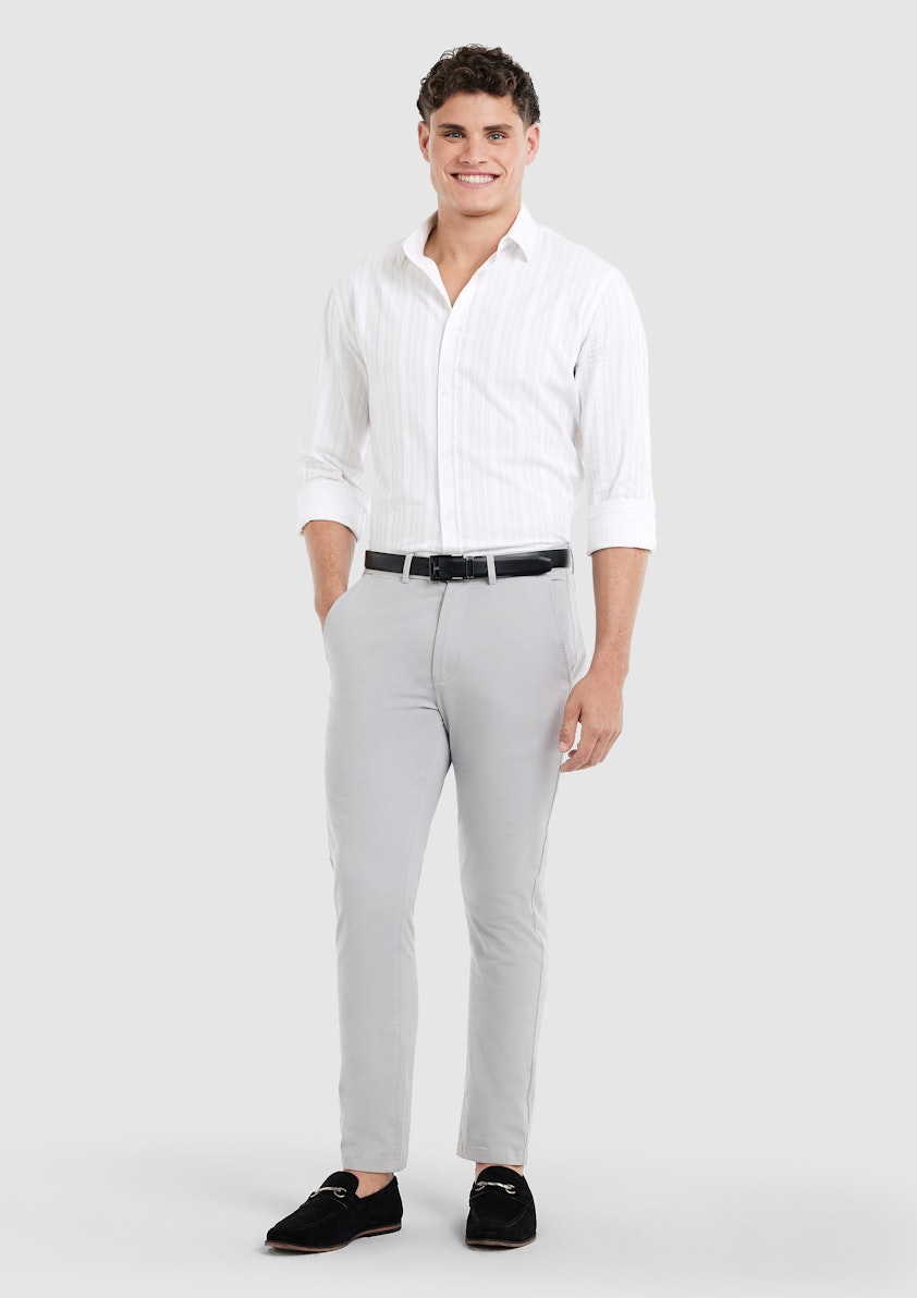 White Sicily Textured Shirt
