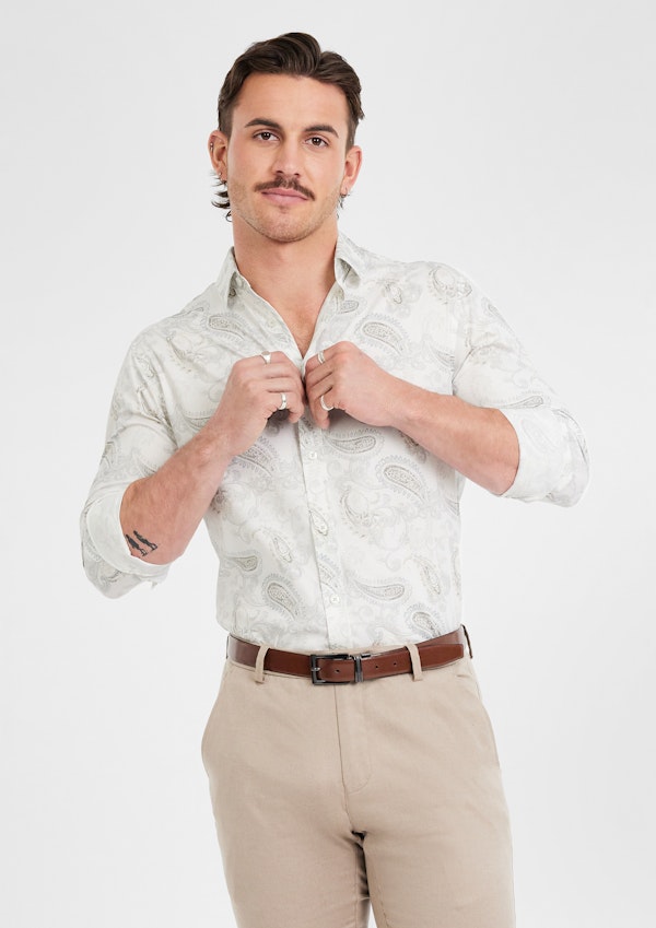 Tivoli Slim Paisley Shirt