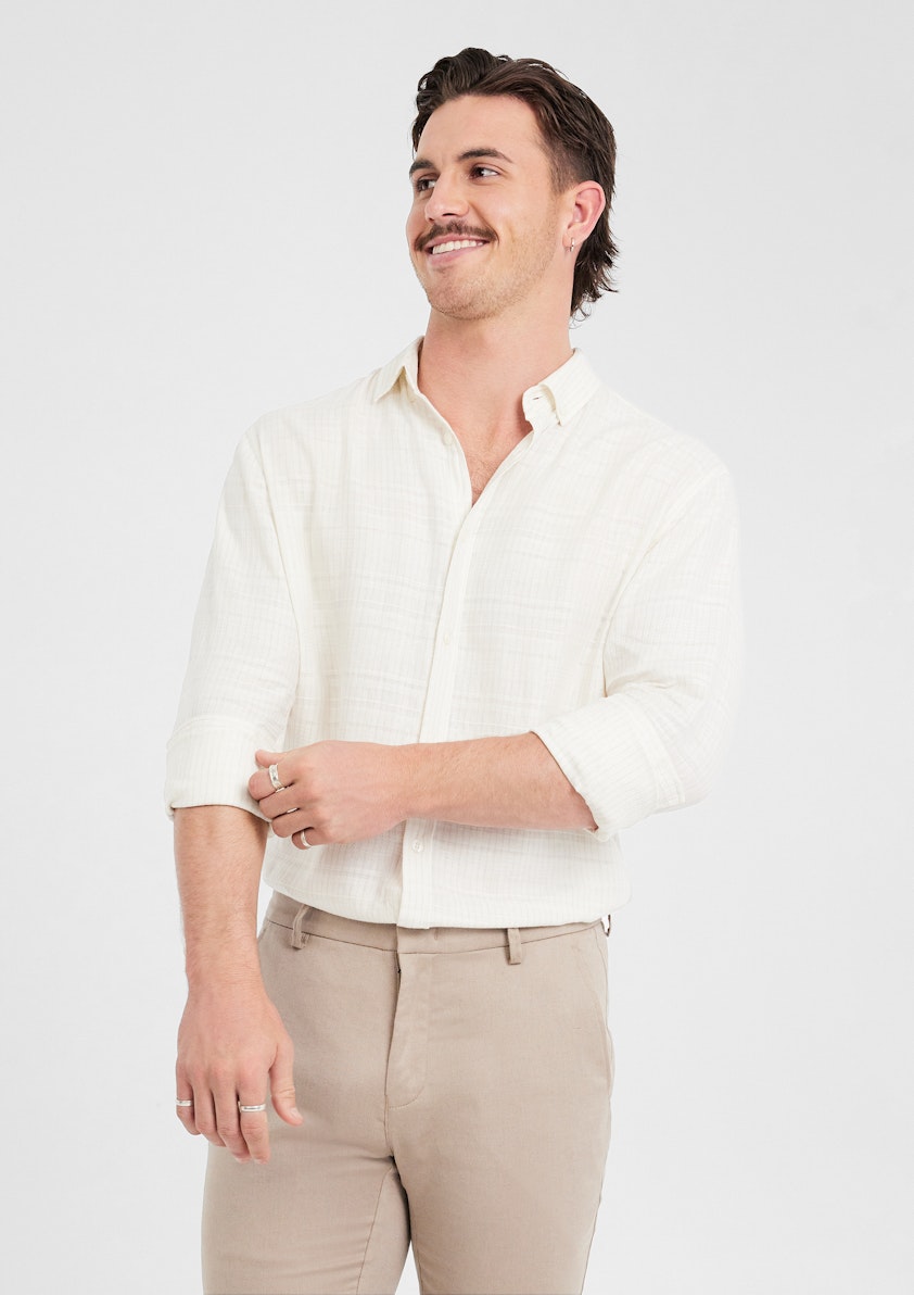 Ibiza Linen Stripe Shirt