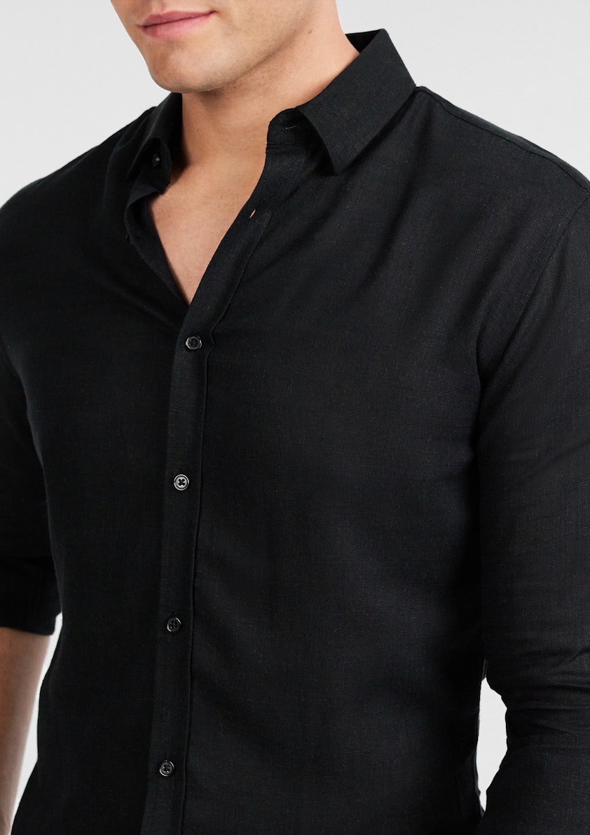 Hunt Slim Viscose Shirt