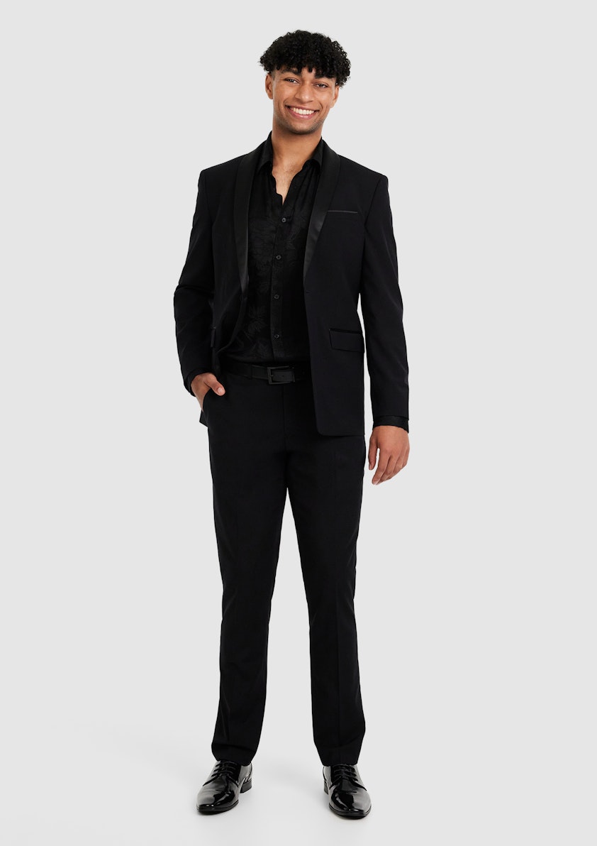 Black Nikoli Viscose Shirt