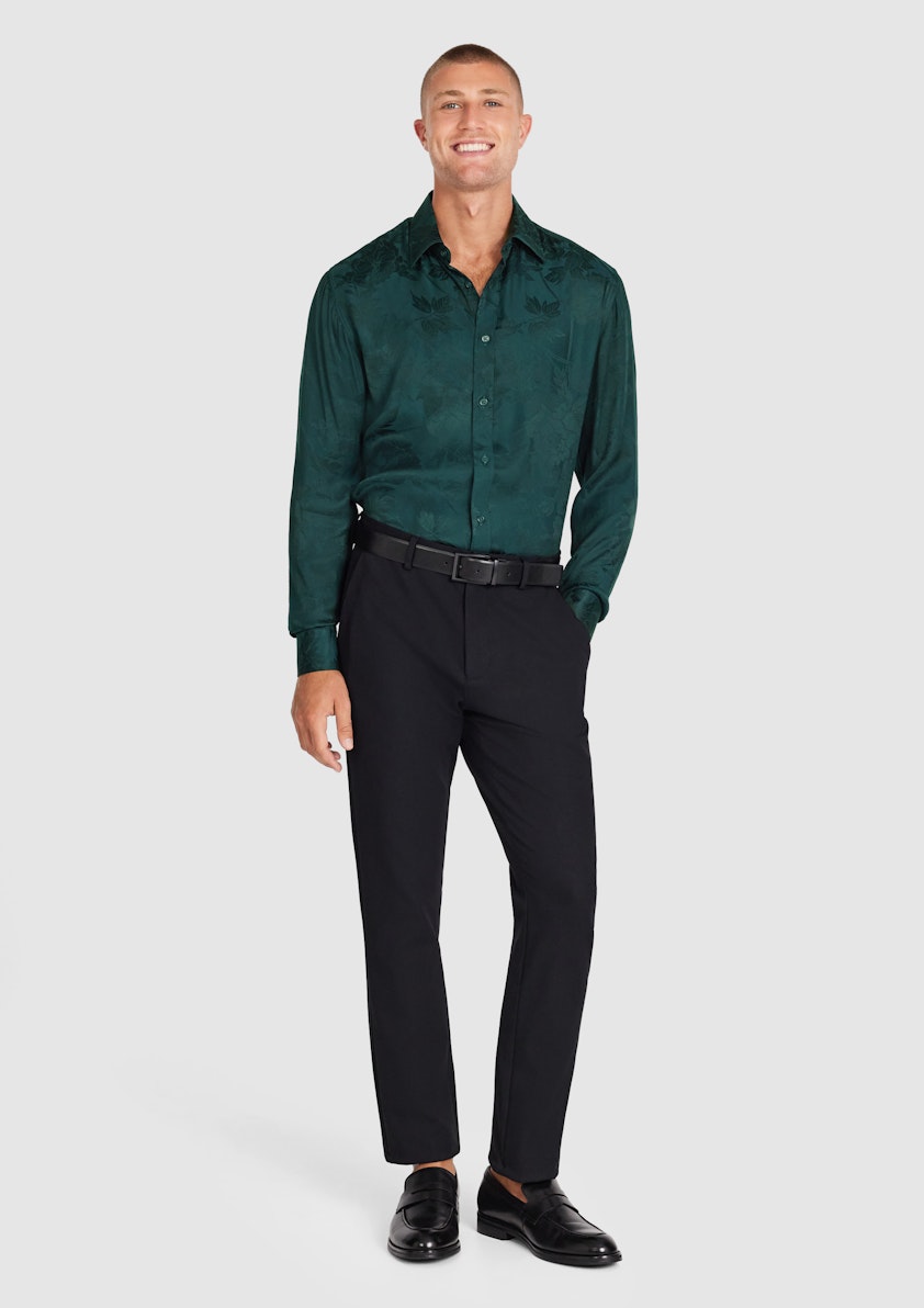 Green Nikoli Viscose Shirt