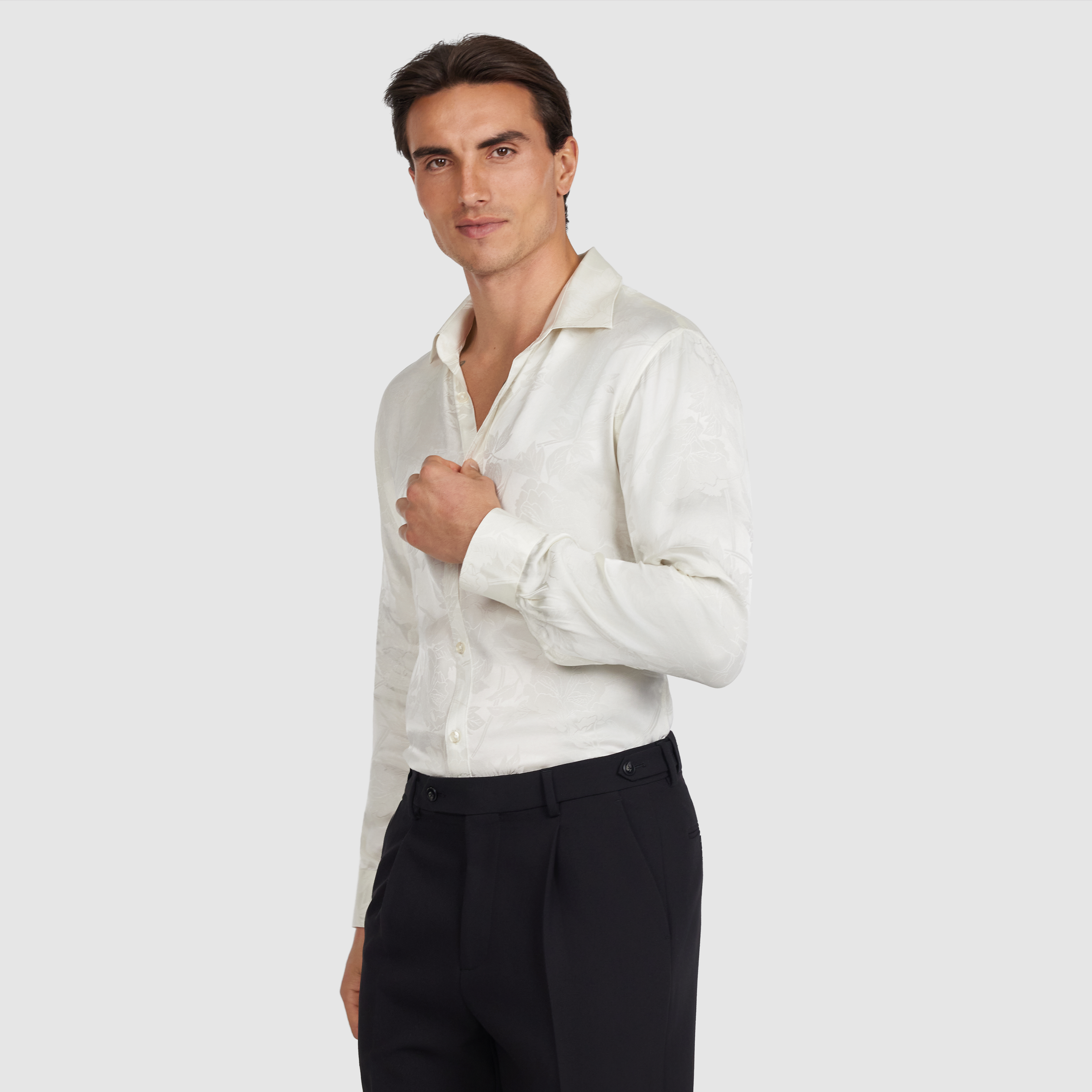 Ivory Nikoli Viscose Shirt
