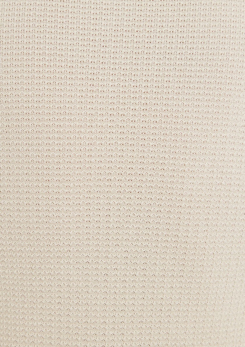 Wheat Eaton Knit Polo Shirt
