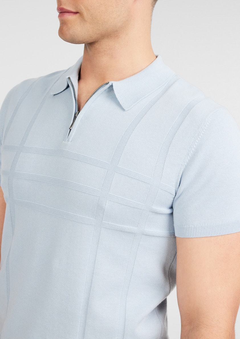 Glebe Zip Knit Polo