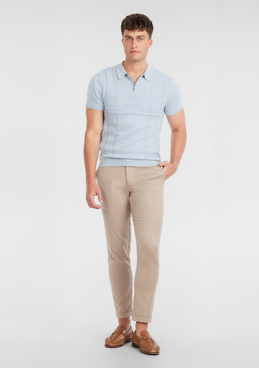 Glebe Zip Knit Polo