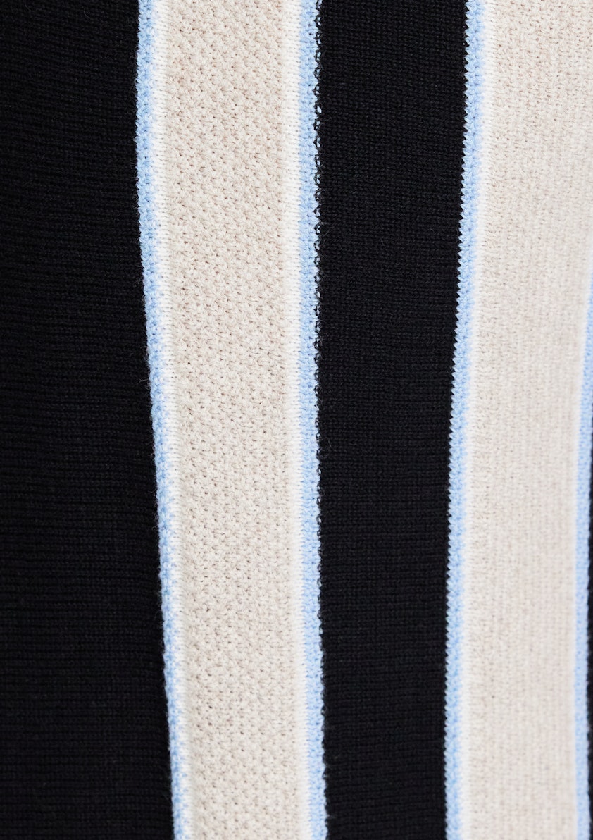 Irwin Zip Stripe Knit Polo