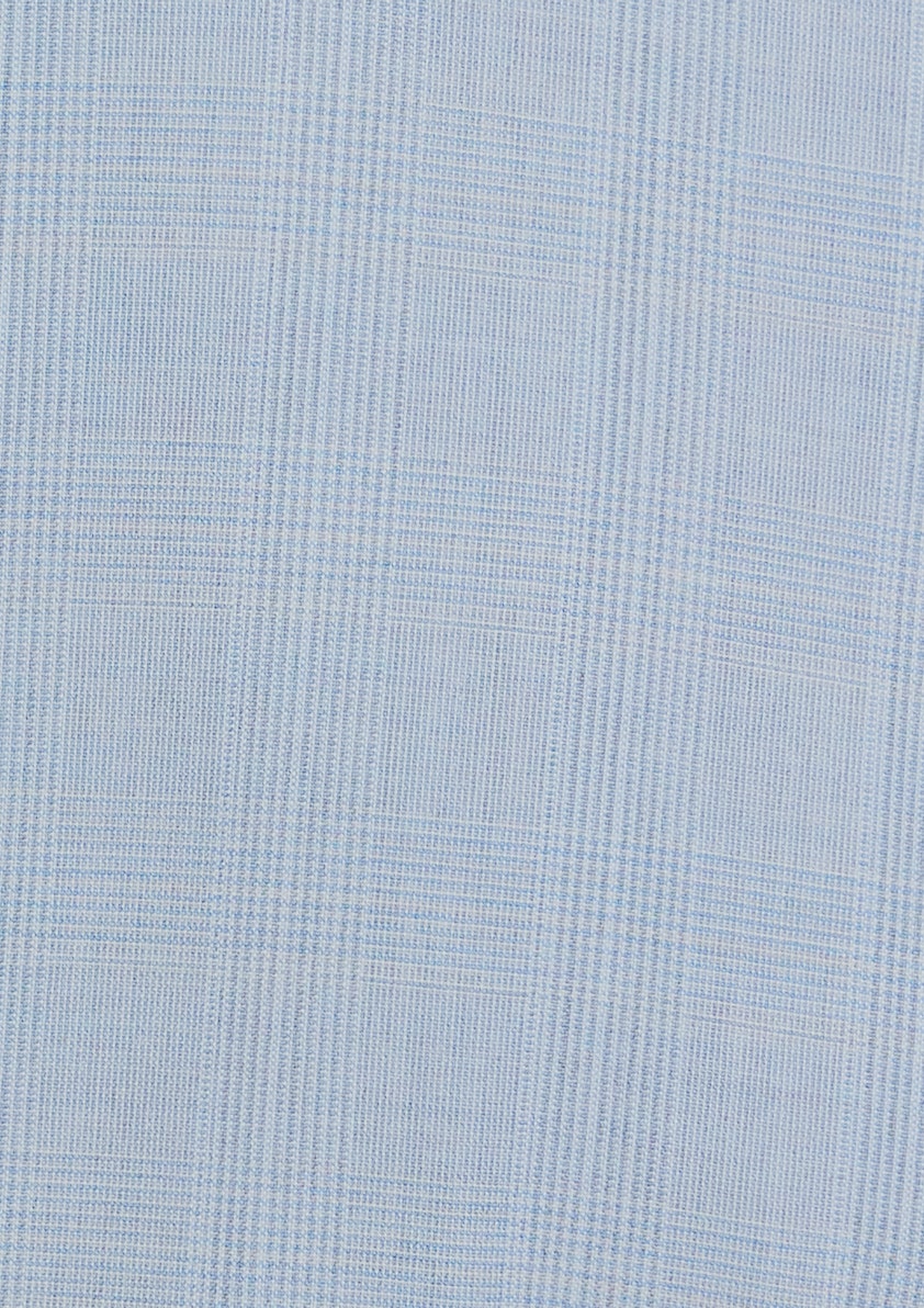 Light Blue Altaire Check Suit Jacket