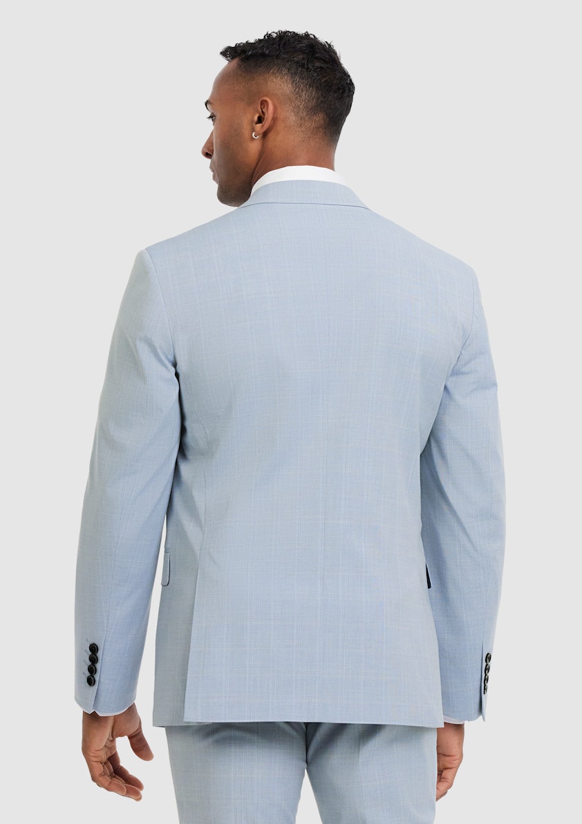 Light Blue Altaire Check Suit