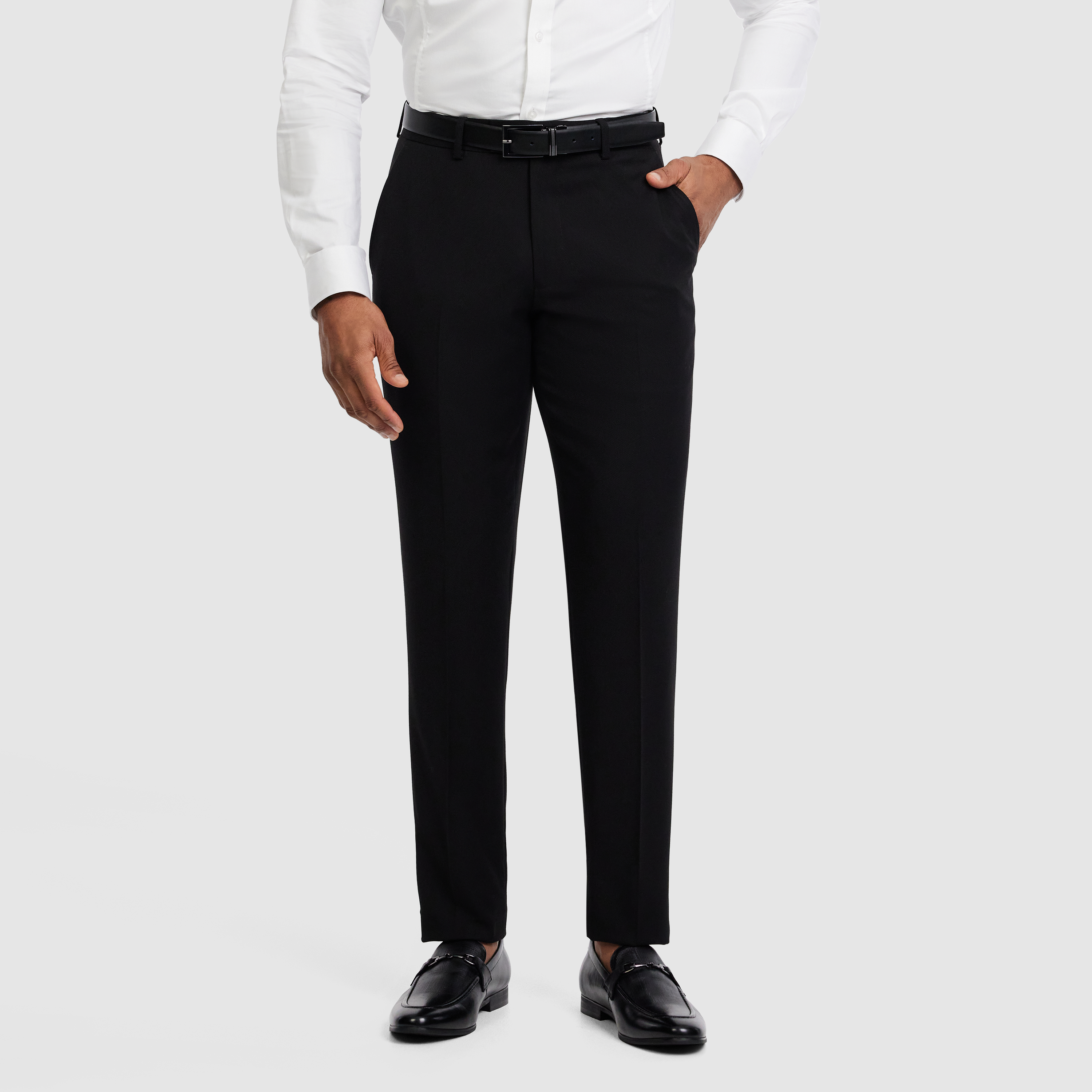  Black Spencer Slim Double Breasted Suit