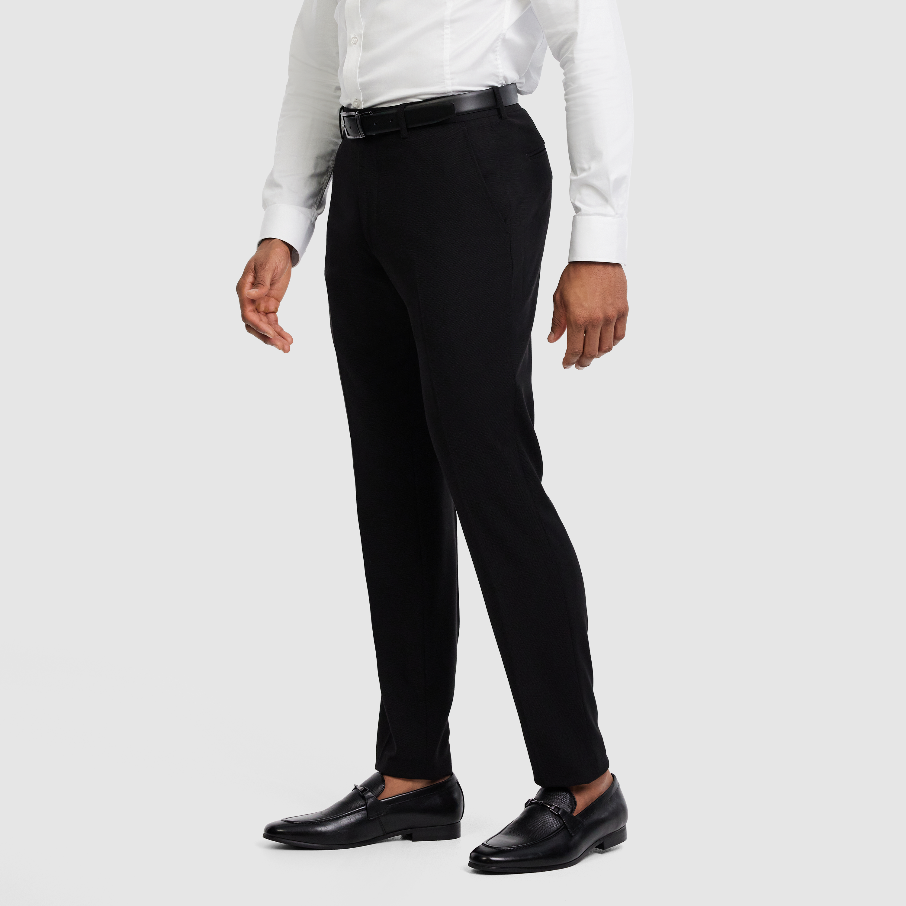  Black Spencer Slim Double Breasted Suit
