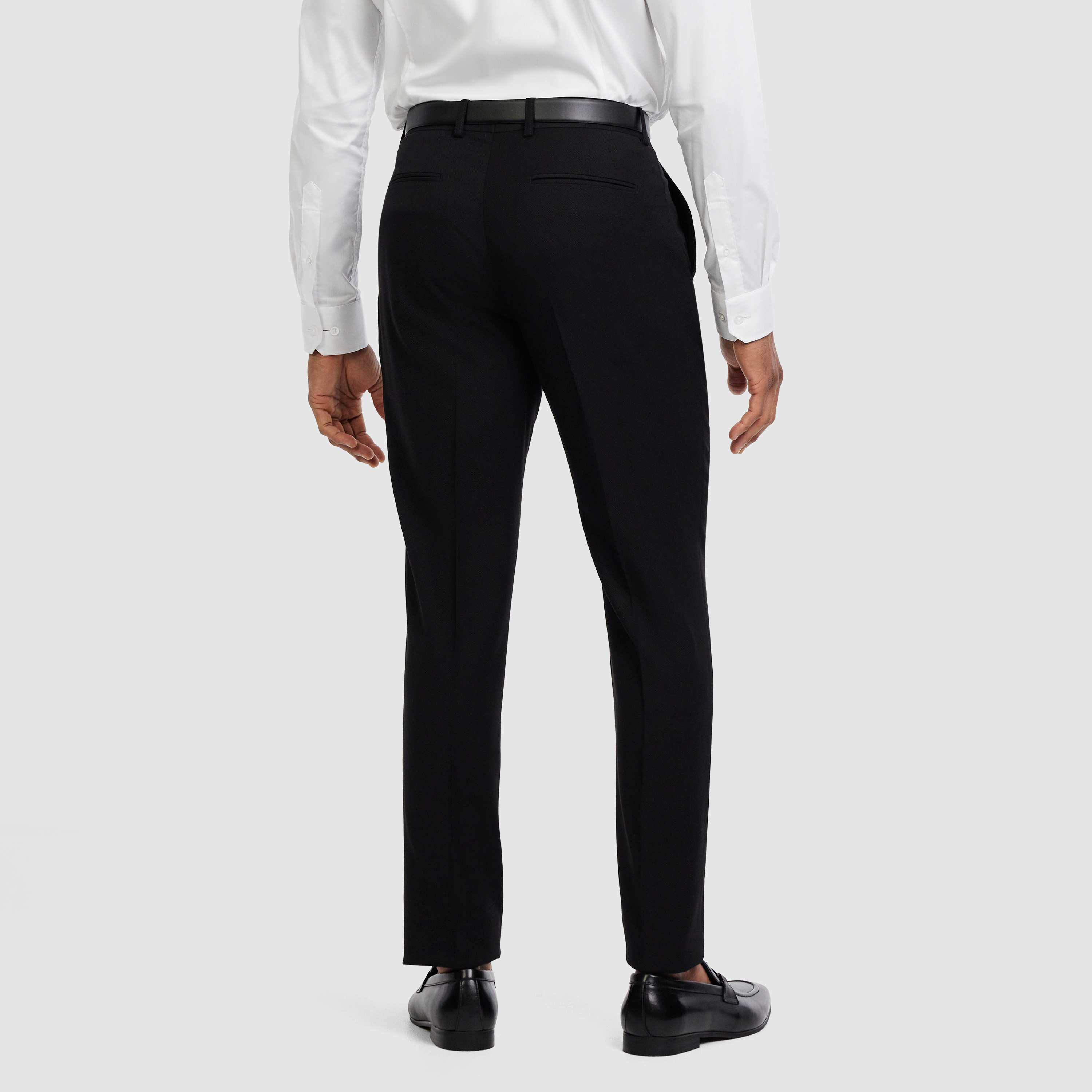  Black Spencer Slim Double Breasted Suit