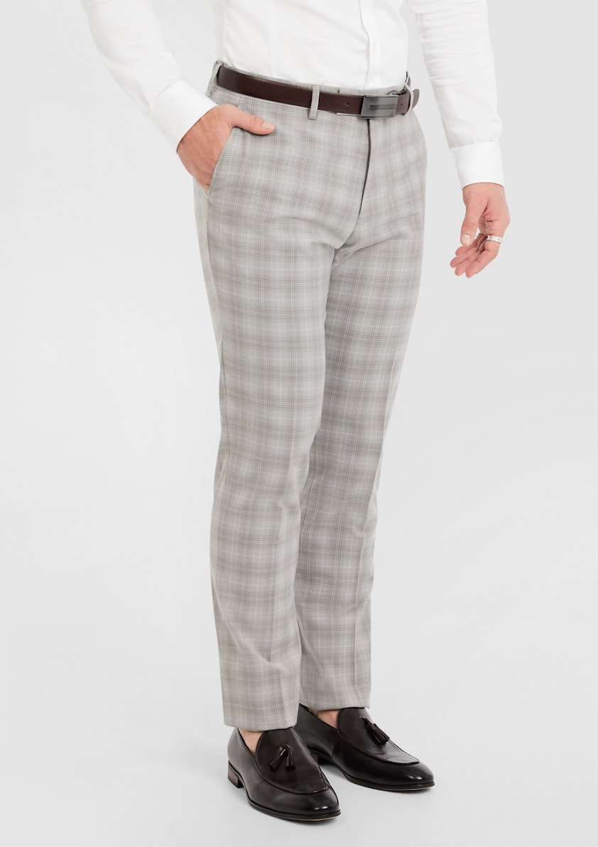 Mocha Grange Check Suit