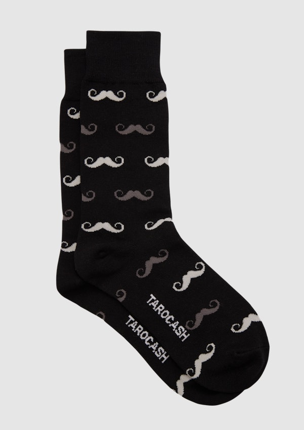 Burnside Moustache Sock