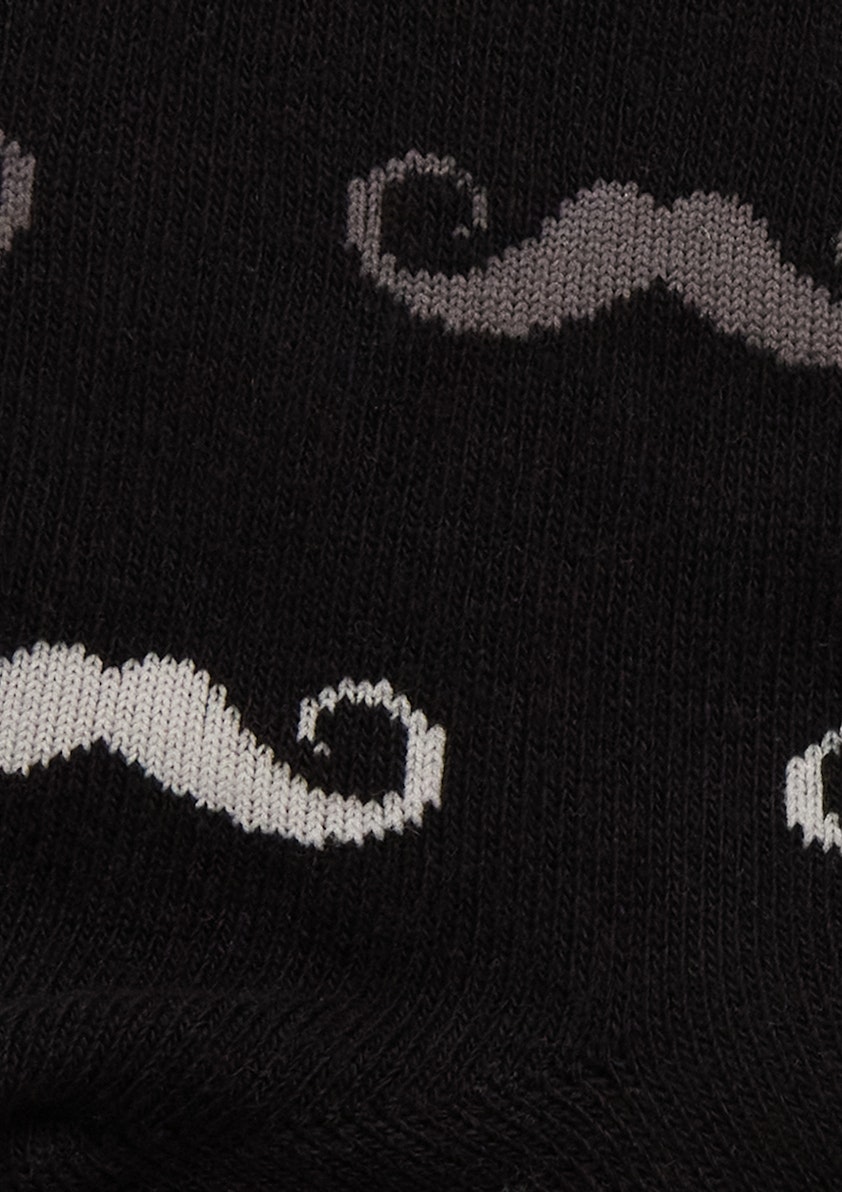 Burnside Moustache Sock