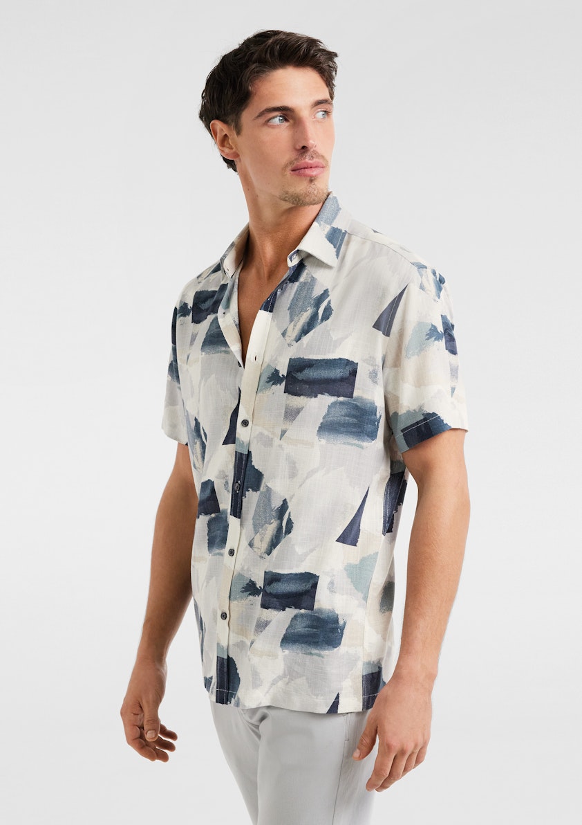 Picasso Viscose Abstract Shirt