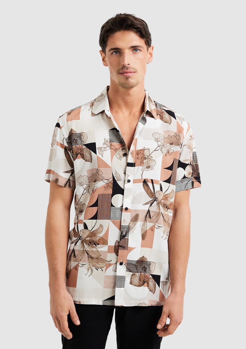 Athens Viscose Abstract Shirt