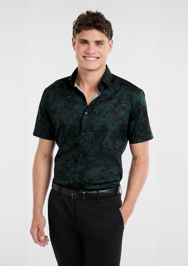 Almo Stretch Paisley Shirt