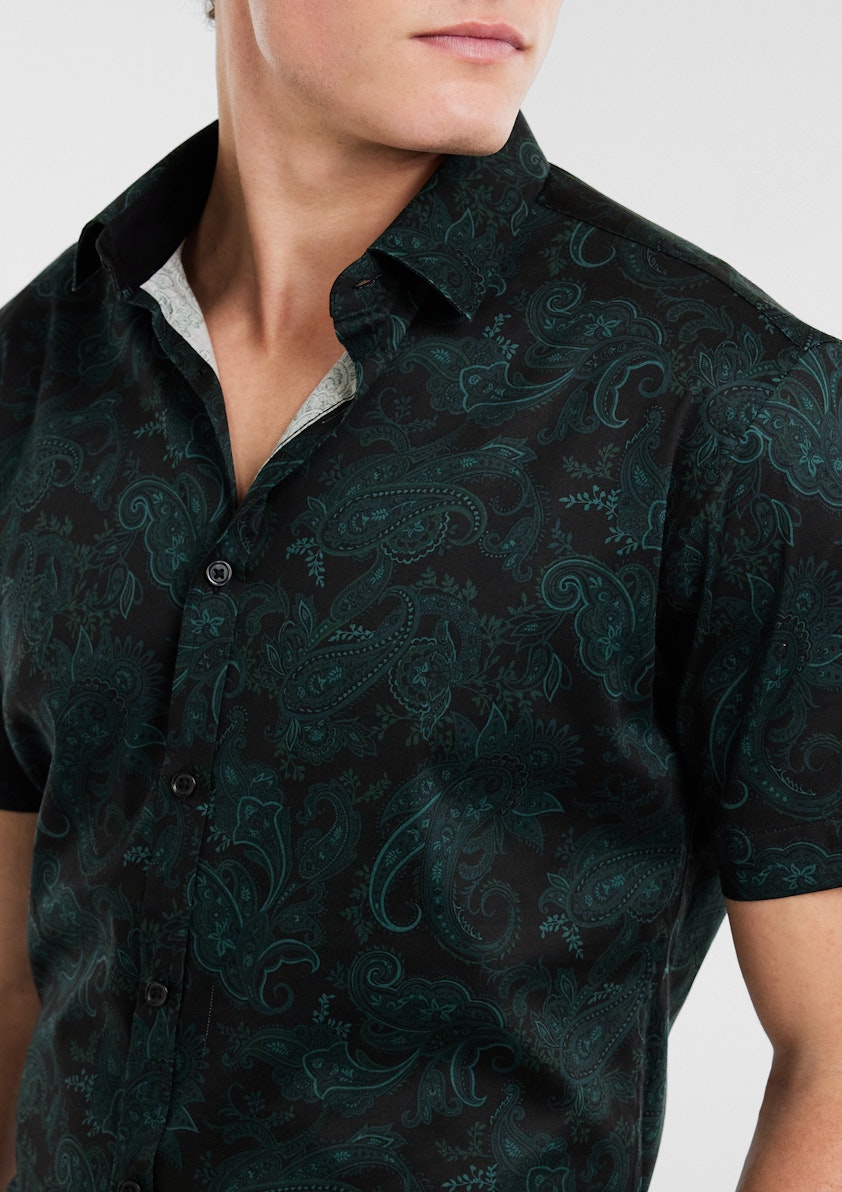 Almo Stretch Paisley Shirt