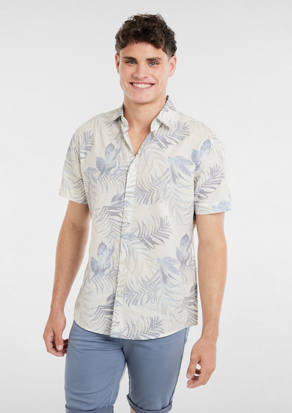 Cayman Linen Leaf Shirt