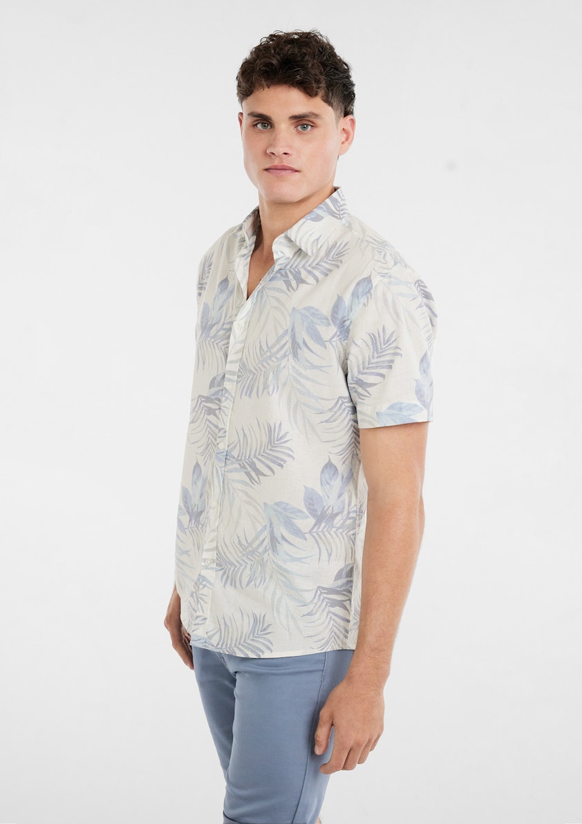 Cayman Linen Leaf Shirt