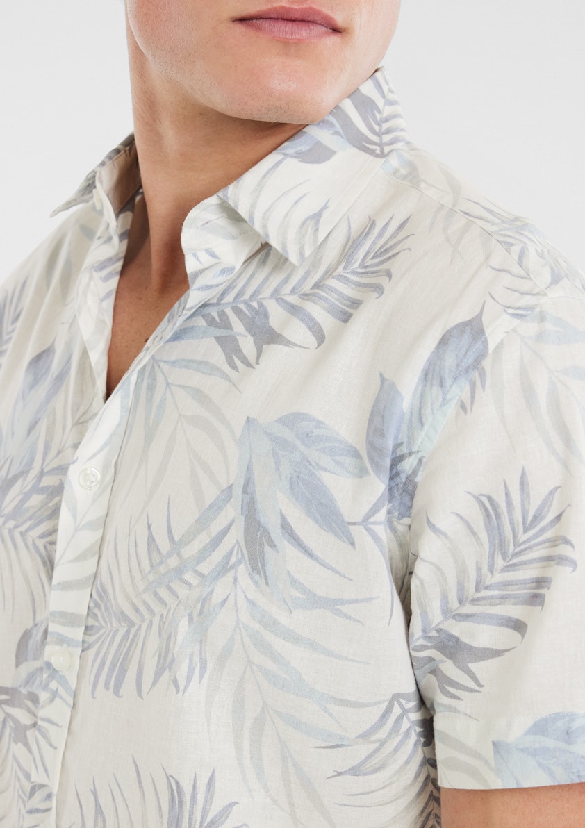 Cayman Linen Leaf Shirt