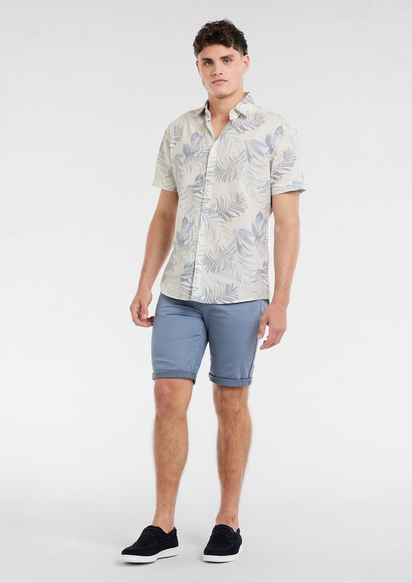 Cayman Linen Leaf Shirt