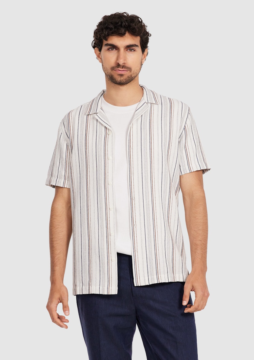 Crete Stripe Texture Shirt