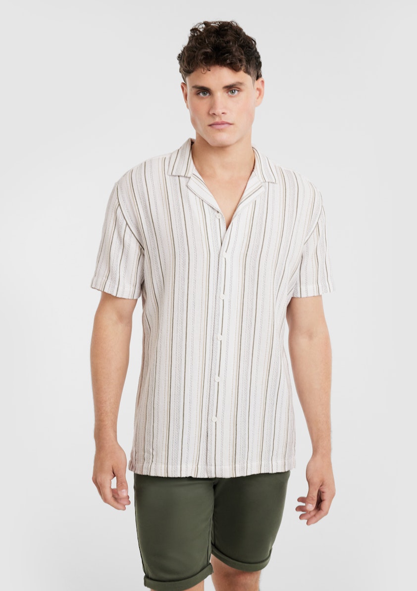 Crete Stripe Texture Shirt