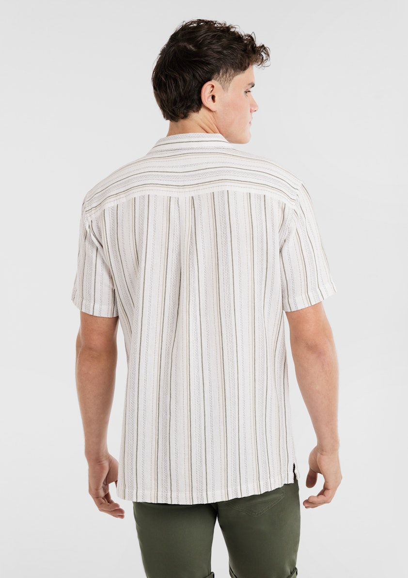 Crete Stripe Texture Shirt