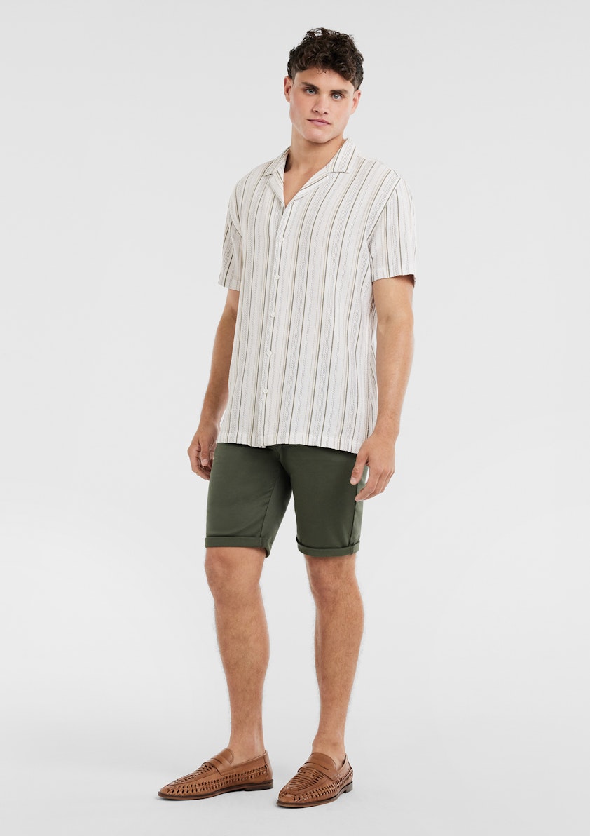Crete Stripe Texture Shirt