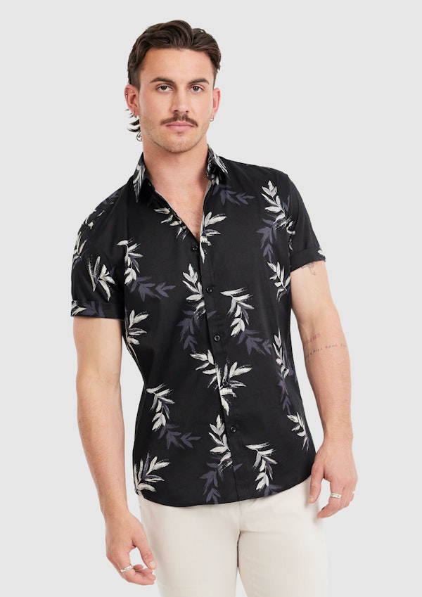 Verona Stretch Leaf Shirt