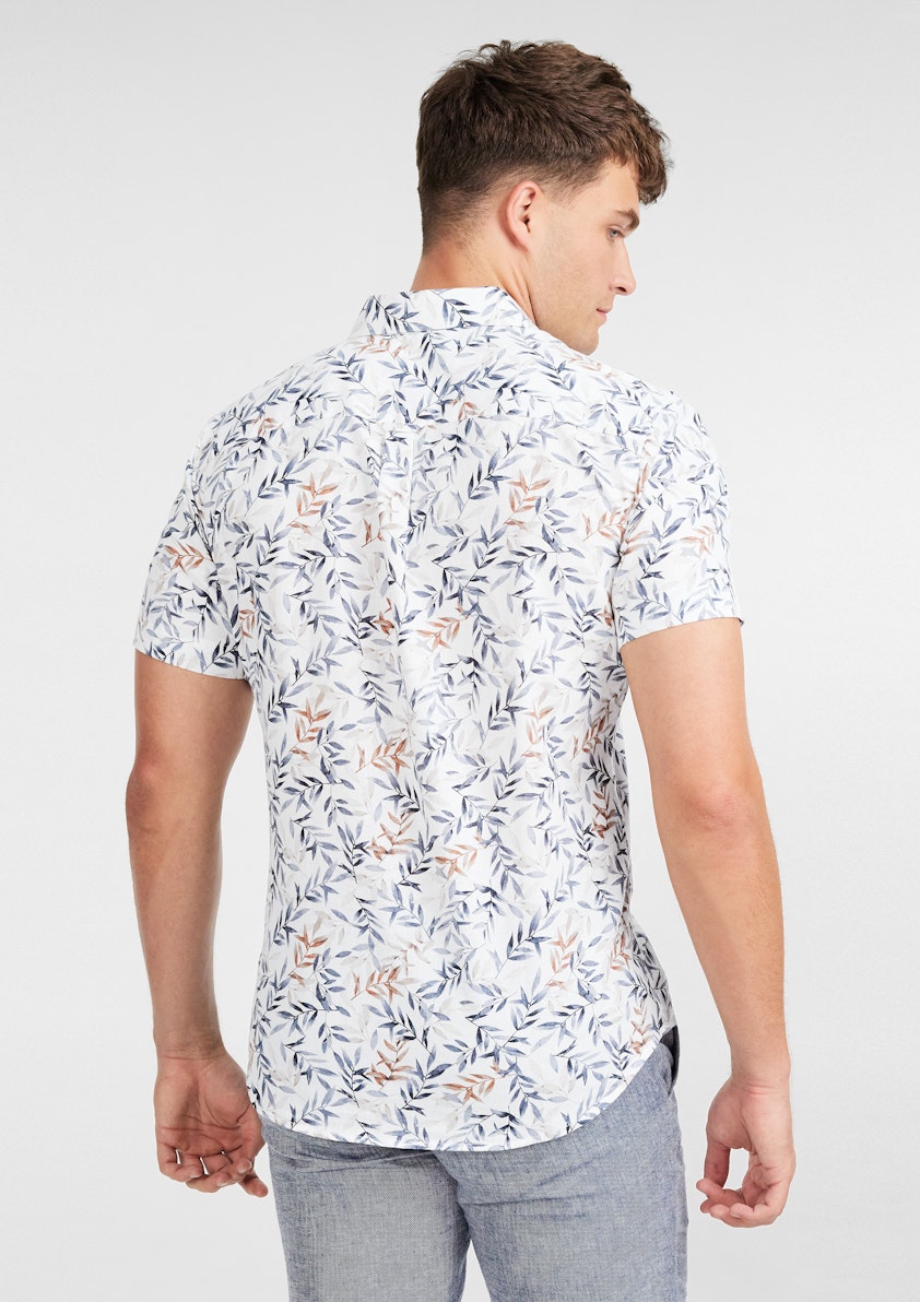 Savannah Linen Leaf Shirt