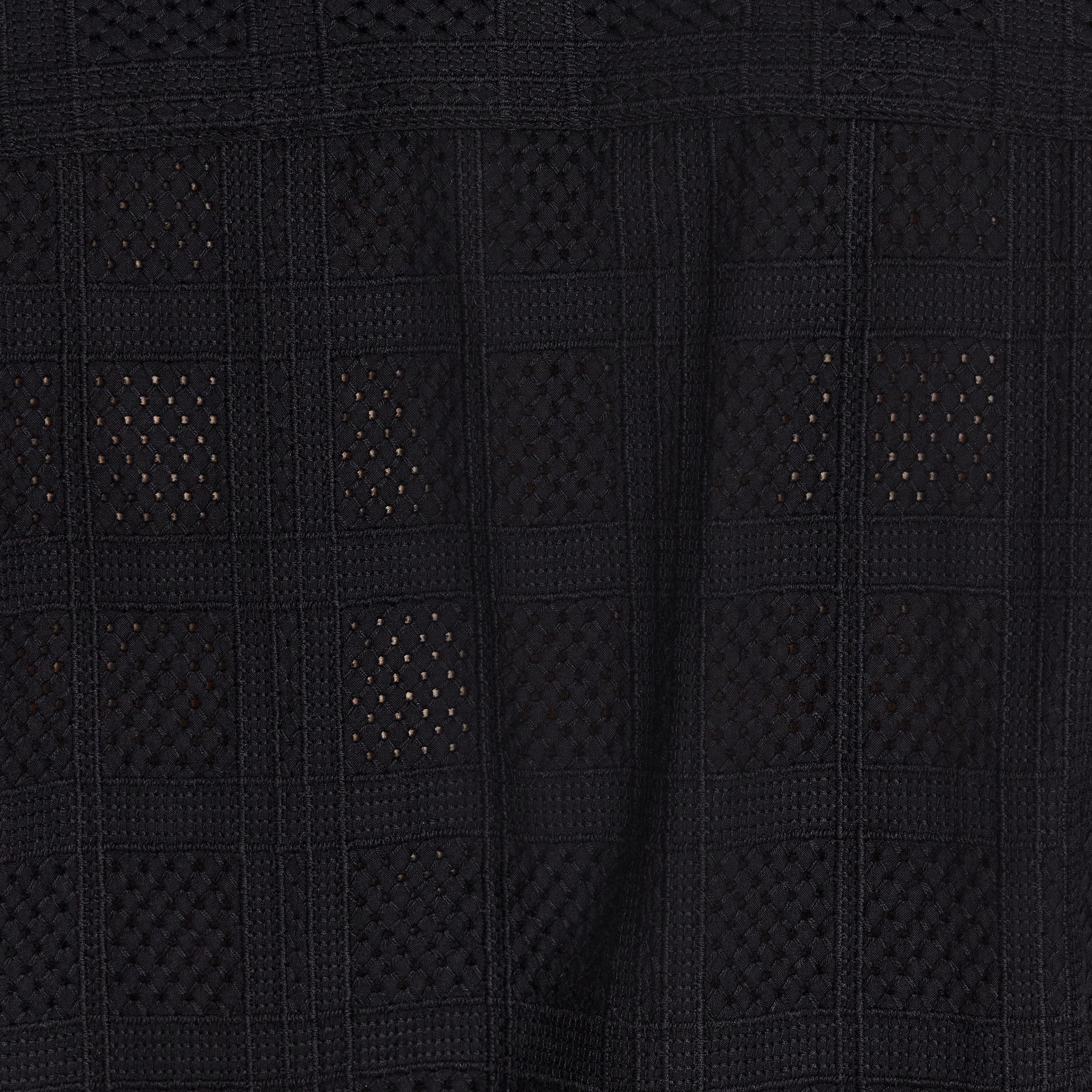 Black Monte Carlo Textured Shirt