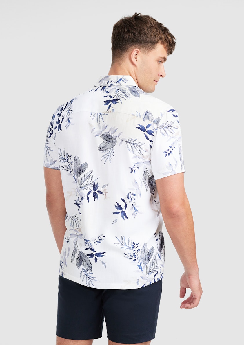 Spain Leaf Viscose Shirt