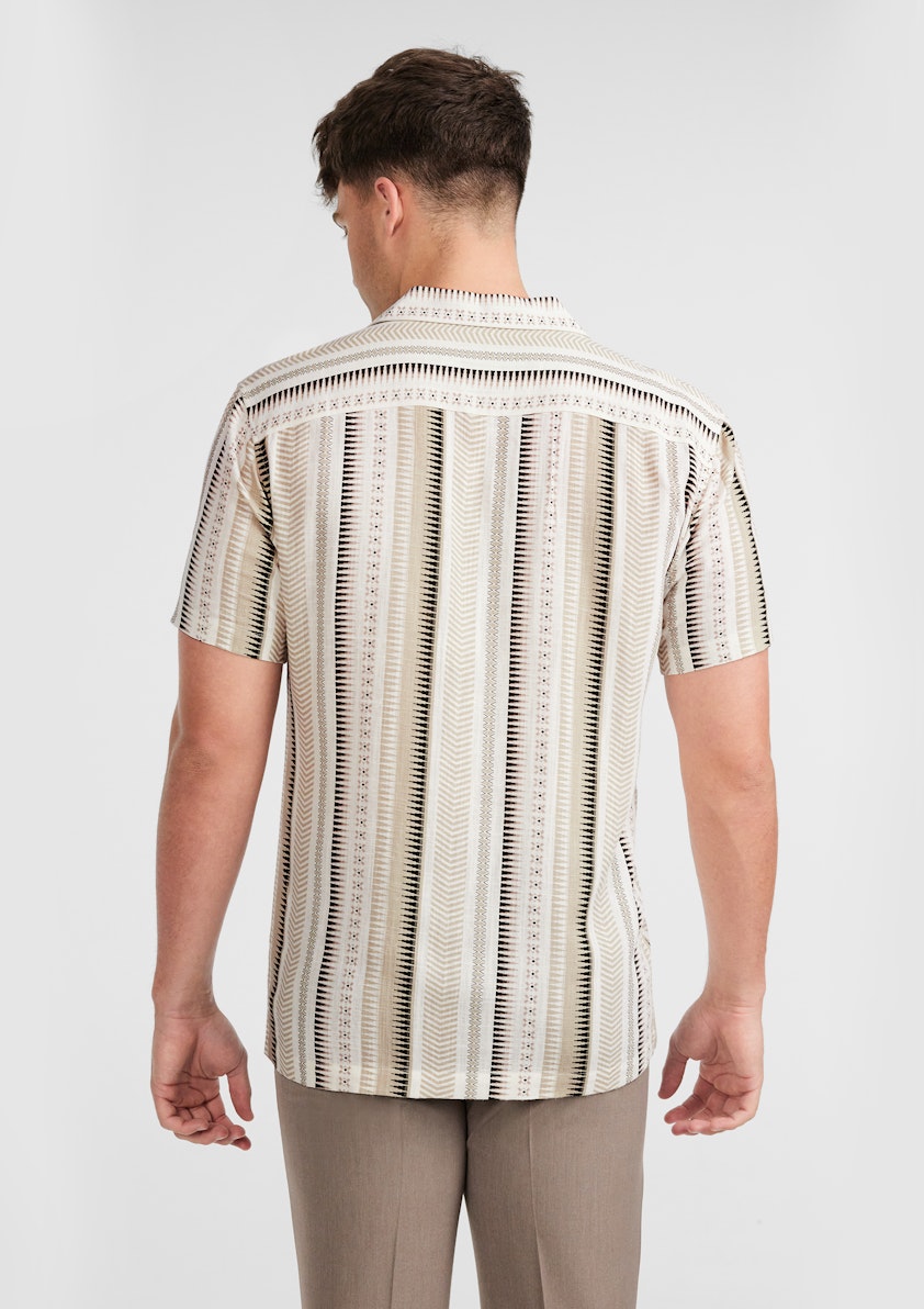Voyager Viscose Stripe Shirt