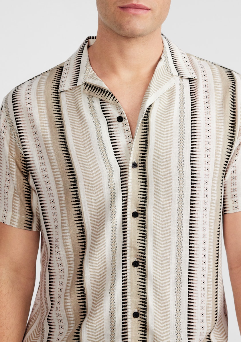 Voyager Viscose Stripe Shirt