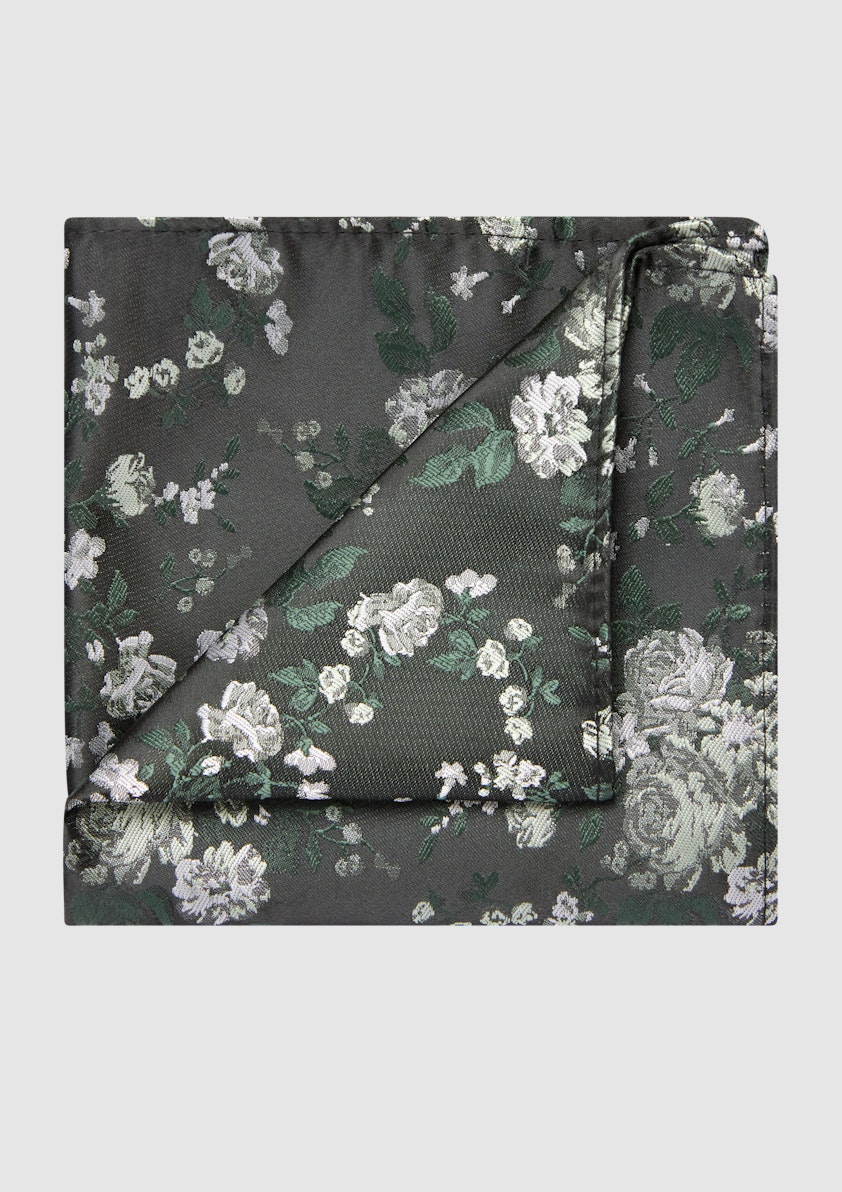 Millbury Floral Pocket Square