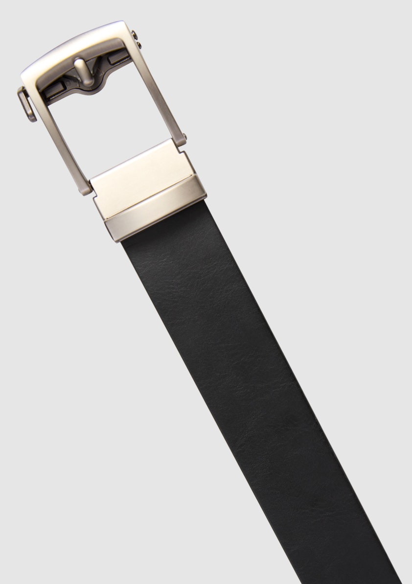 Black Joshua Smart Lock Prong Belt
