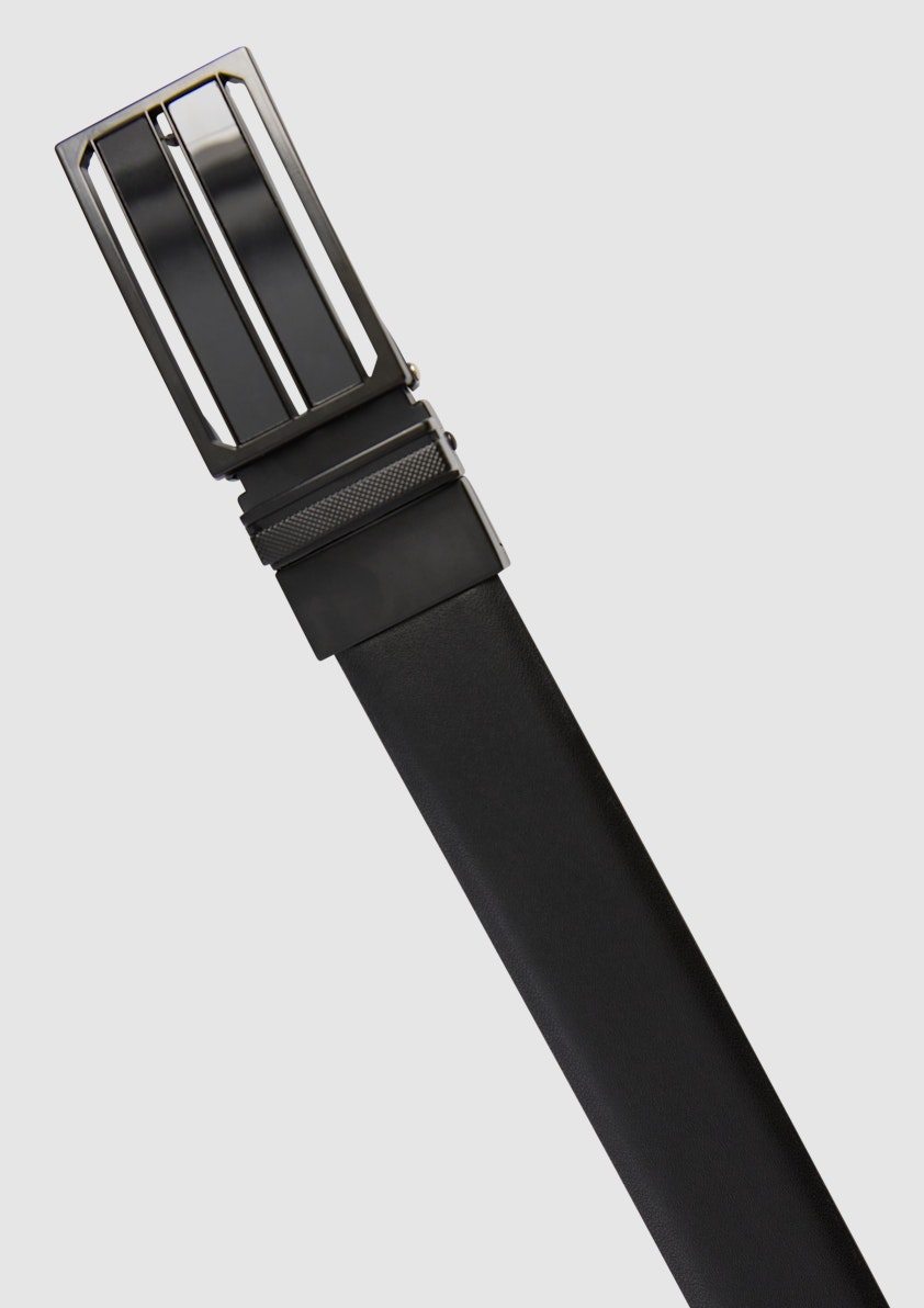 Black/Choc Provence Reversible Belt