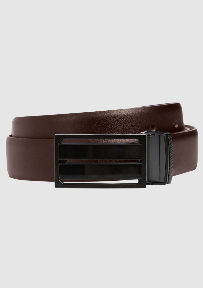Black/Choc Provence Reversible Belt