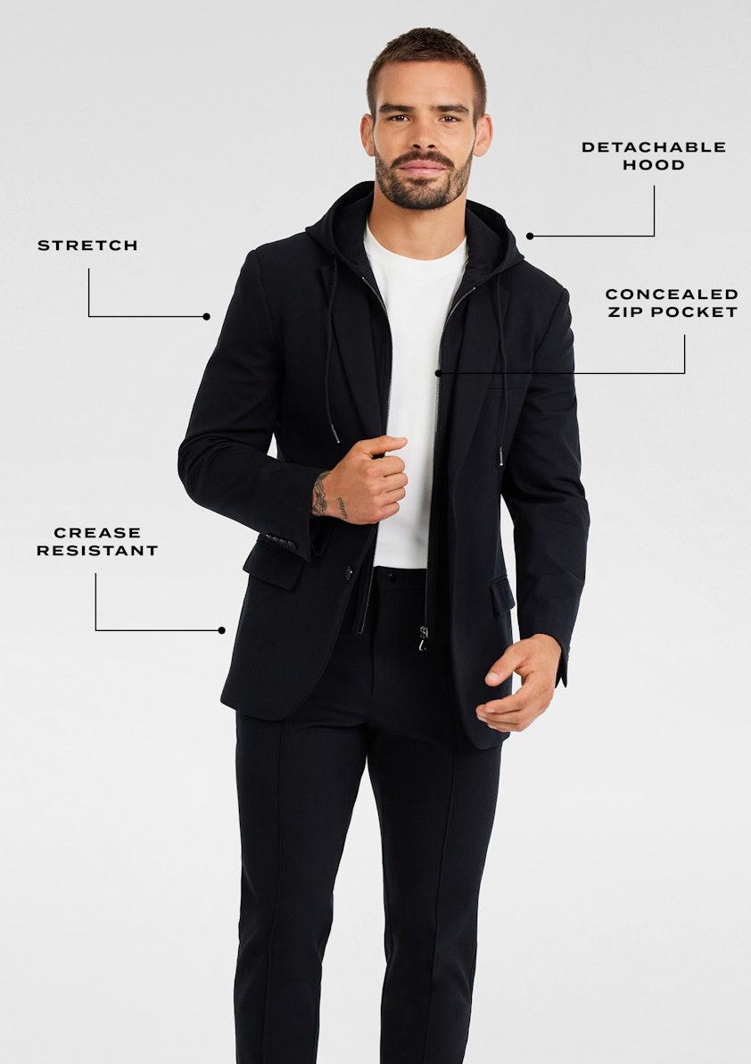 Tech Tailoring Hooded Blazer