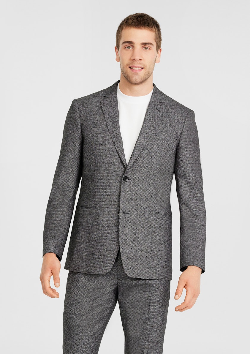 Charcoal Wynn Textured Blazer & Pant
